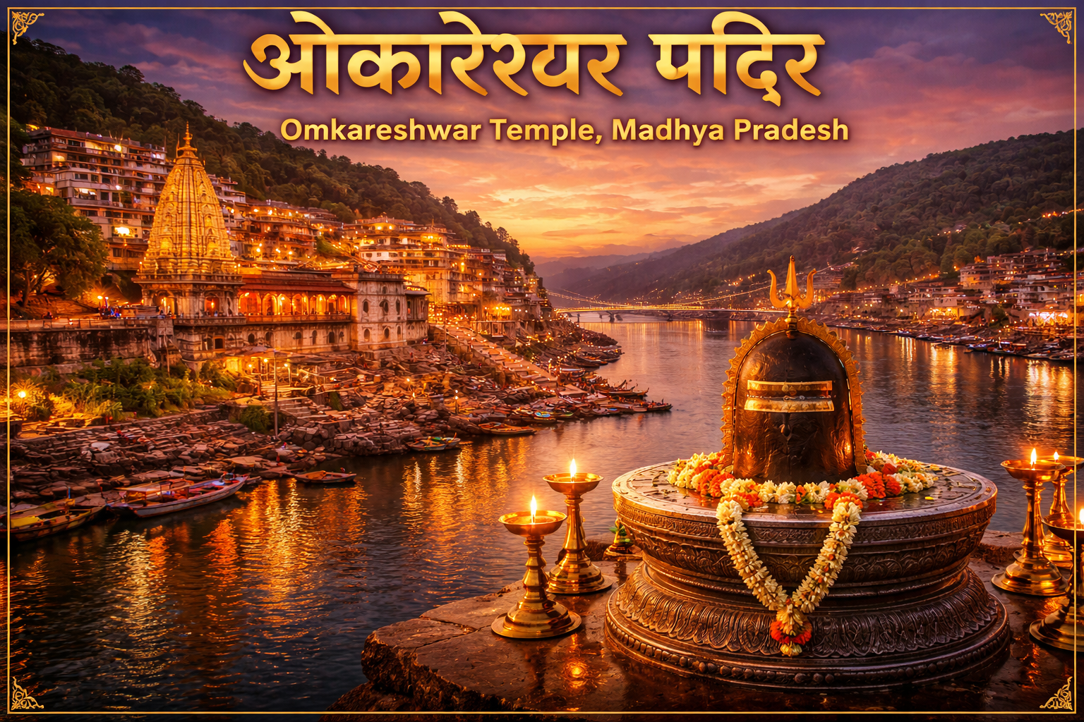 Shree Omkareshwar Jyotirlinga temple