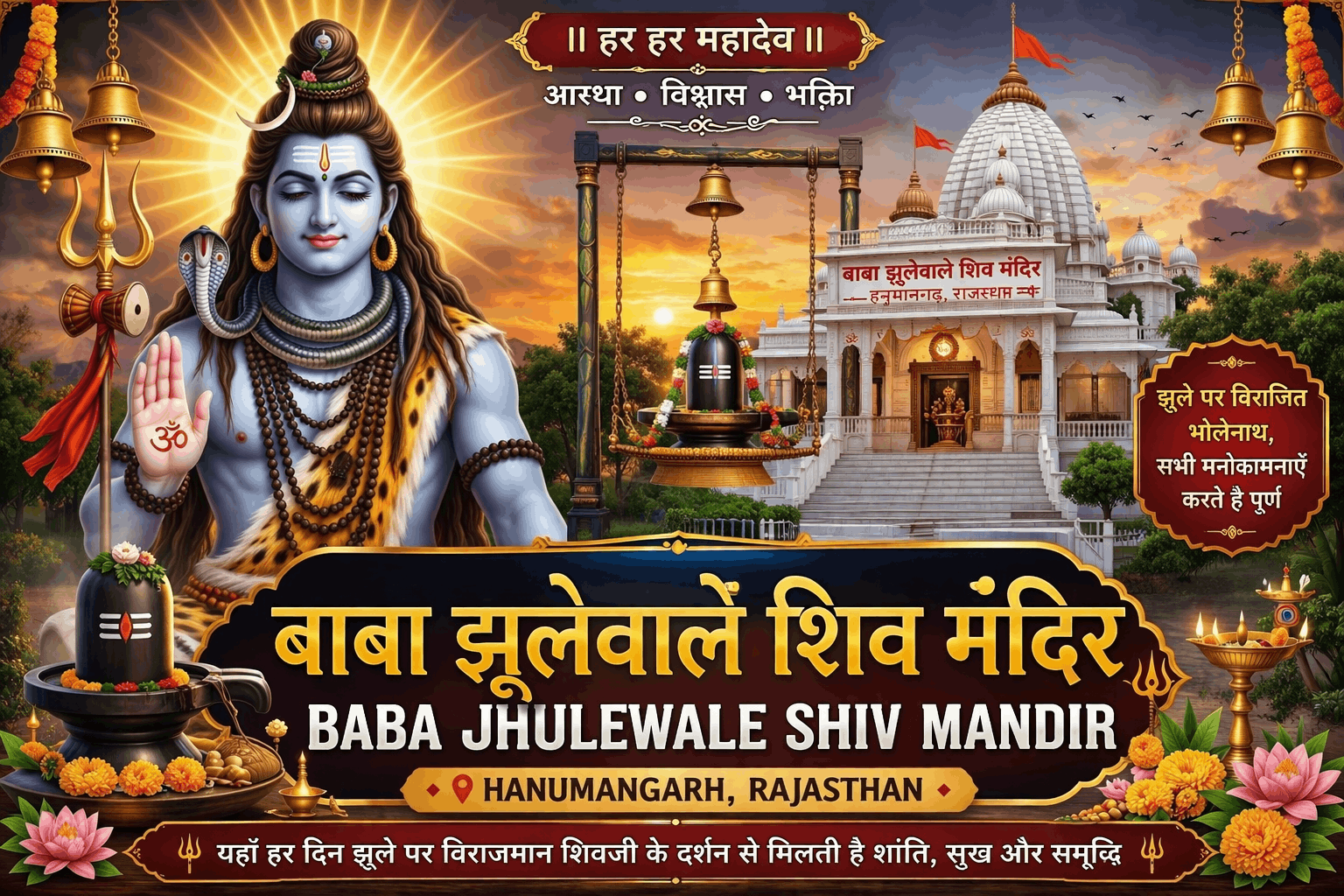 Baba Jhulewale Shiv Temple