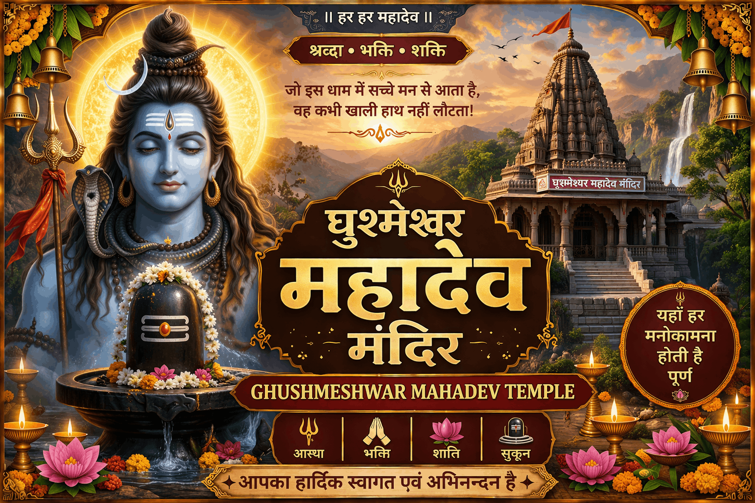 Shri Ghushmeshwar Mahadev Temple