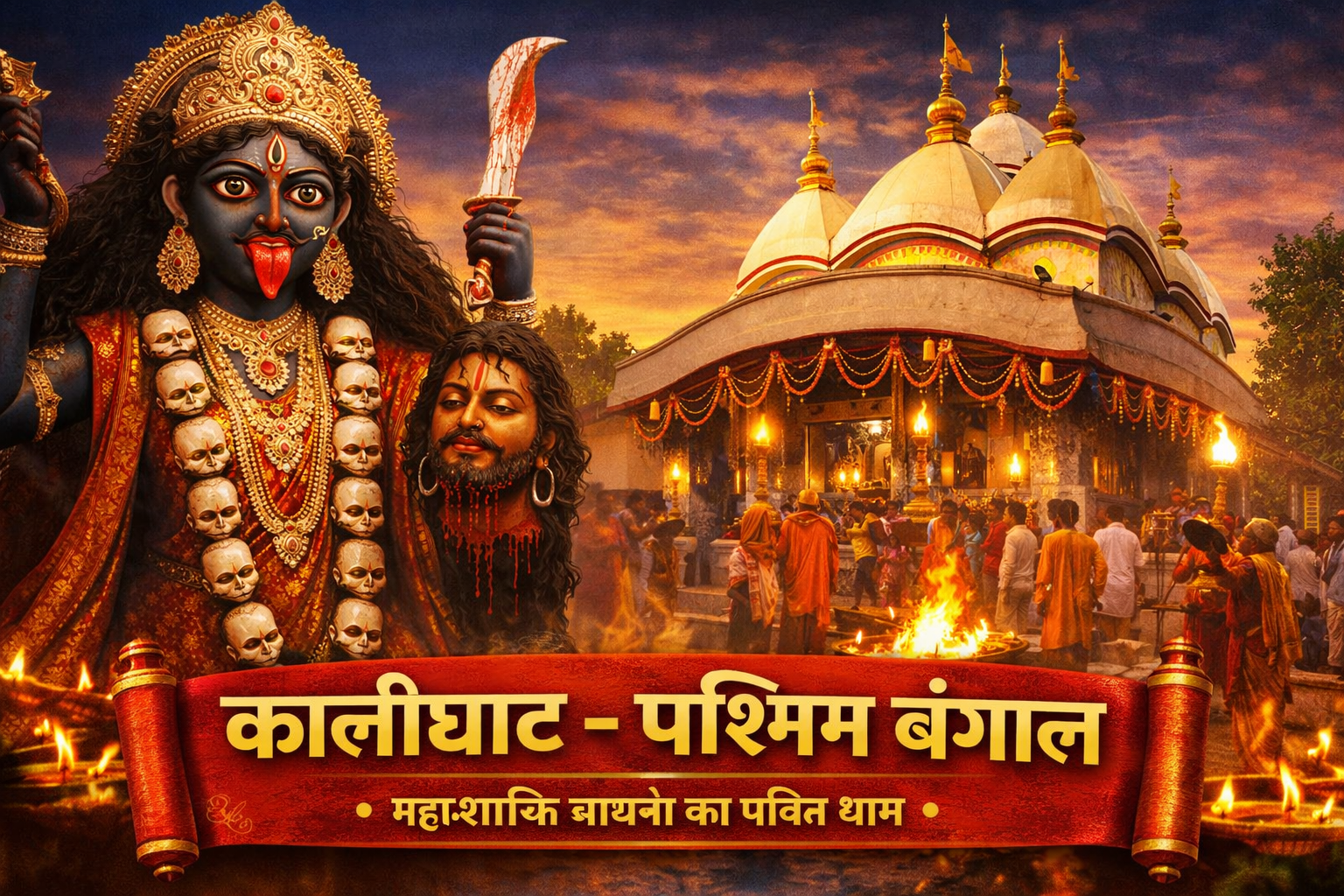 Shree Kalighati Shaktipeeth Tample