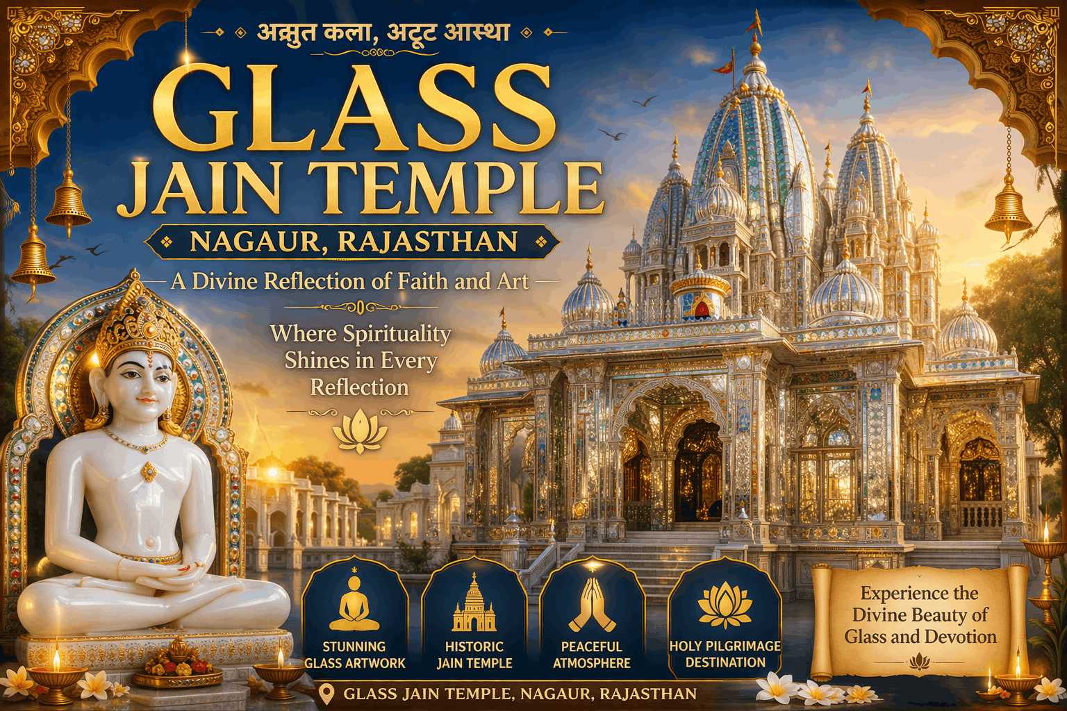 Glass Jain Temple