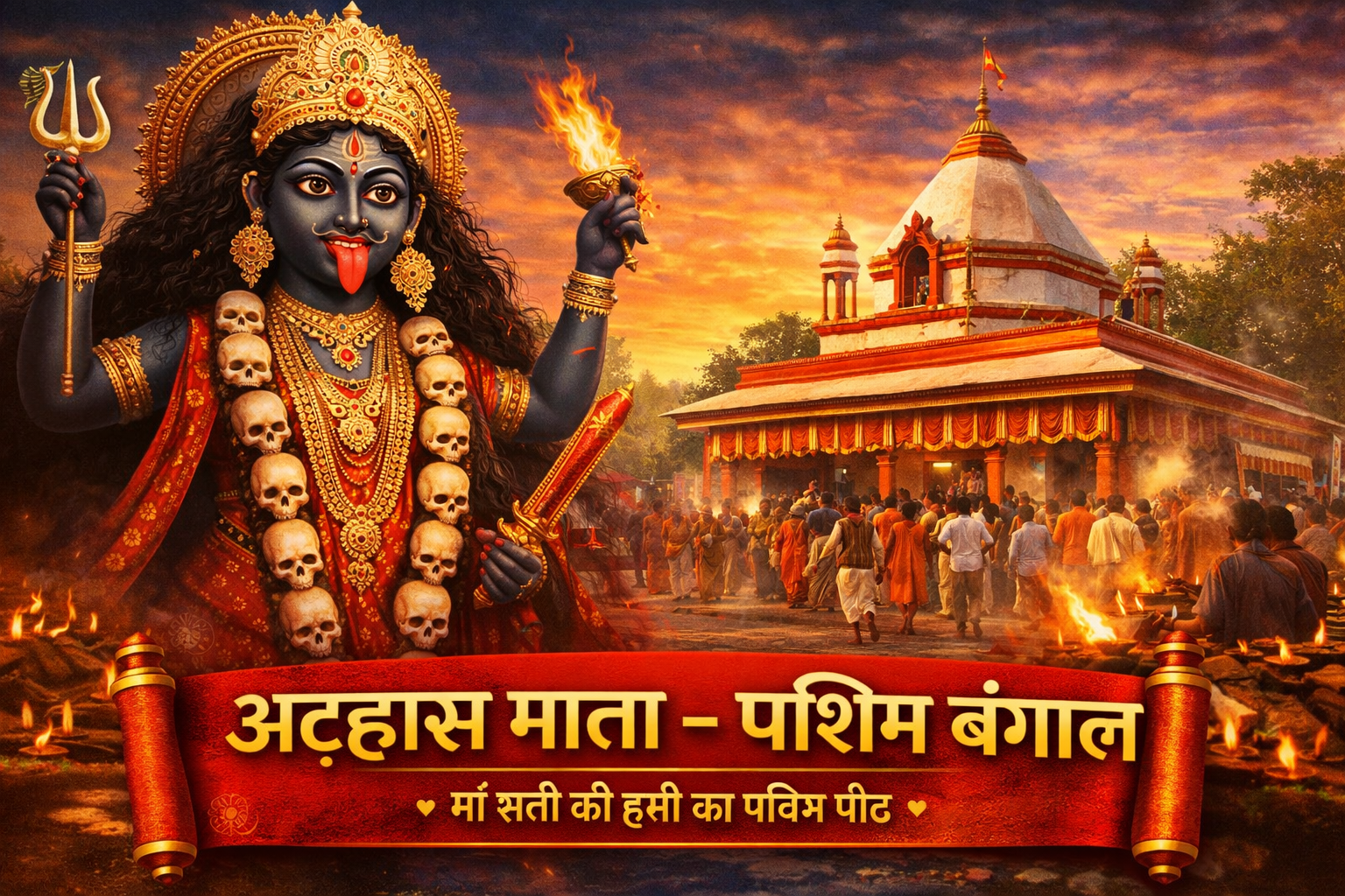 Shree Attahas Shaktipeeth Temple