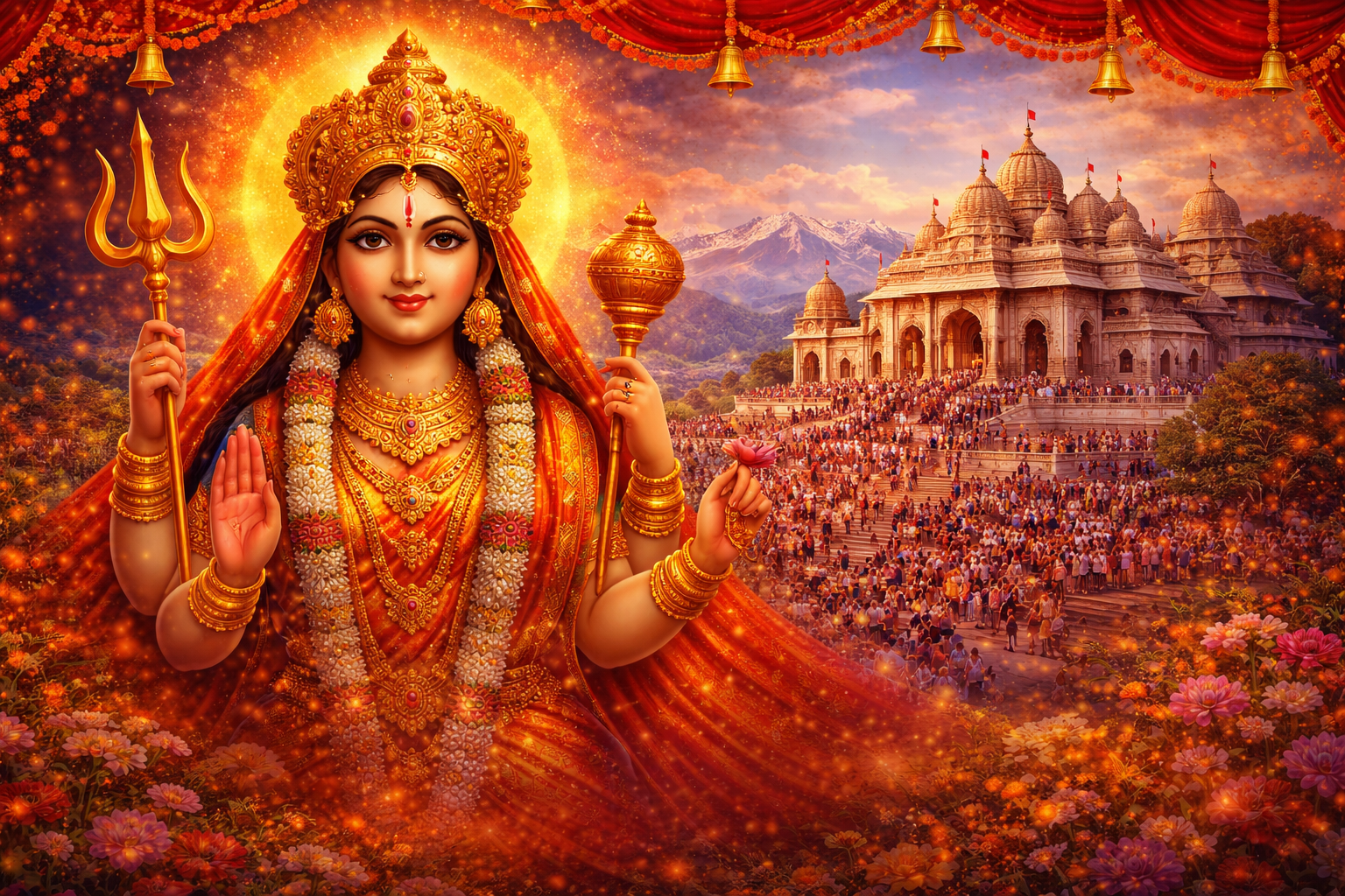 Shree Brijeshwari Mata Tample