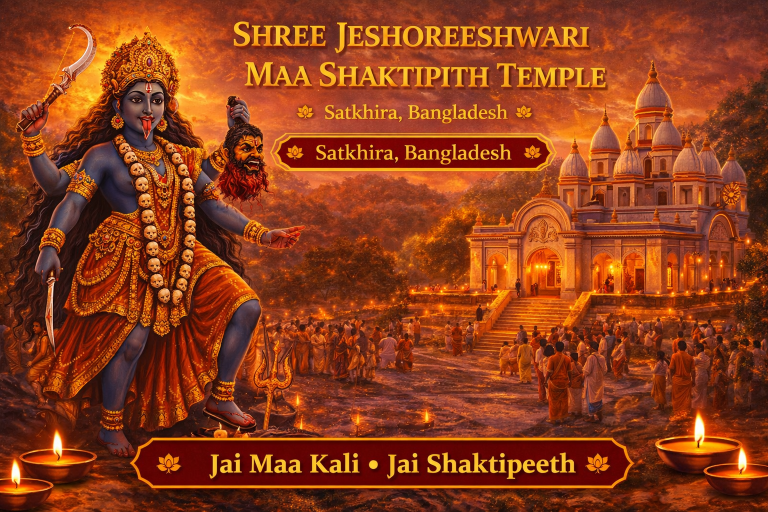 Shree Jeshoreswari Maa Shaktipith Temple