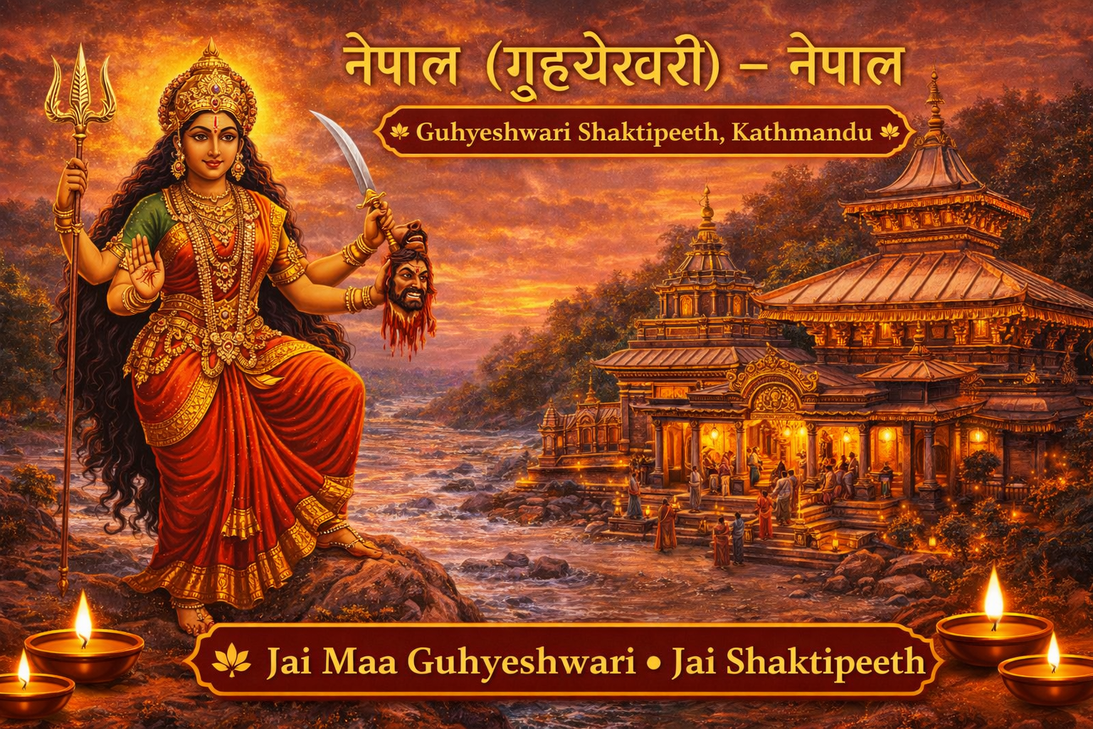 Shri Guhyeshwari Shaktipeeth Temple